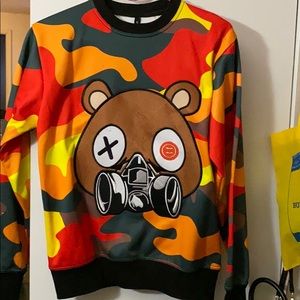 Retro label crew sweater